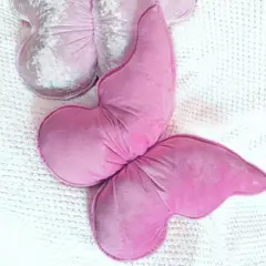 GENERICO - Cojín Mariposa de Terciopelo