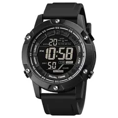 SKMEI - Reloj Urban 1762 Sport Multi Dual Time Conteo Light - Negro