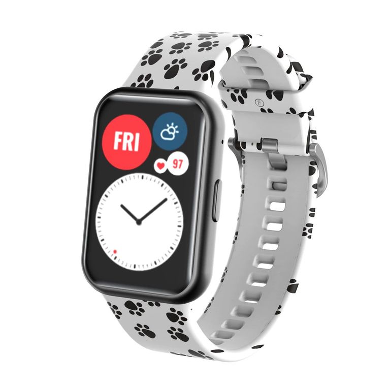 Correa Silicona Diseño para HUAWEI WATCH FIT - Huellitas