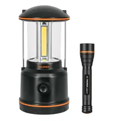 TRUPER - Kit Lampara Linterna campamento led 600lm Linterna de mano