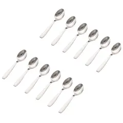 RECORD - Set de Cucharitas de Mesa Basic Inox 12 Pzs.