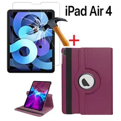 GENERICO - Funda y Mica de Vidrio para iPad Air 4 10.9" 2020 A2316 A2324 A2325