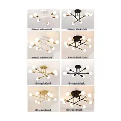 PUREPOWER - Lámparas de techo modernas lámparas de techo led de salón