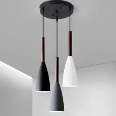 HOME NEAT - Lámpara Techo Colgante Moderno 3 Luces E27
