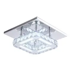 HOME NEAT - Led lámpara de techo de cristal moderna Blanco Frío para habitacion