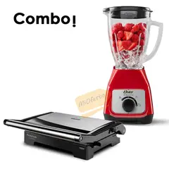OSTER - Combo Licuadora BLSTKAGRRDMini Grill Taurus CRISPYCO
