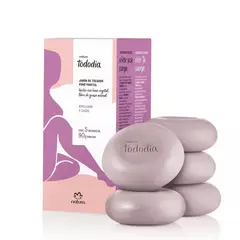 NATURA - - Jabón de tocador avellana y casis 5 und 90g C/U