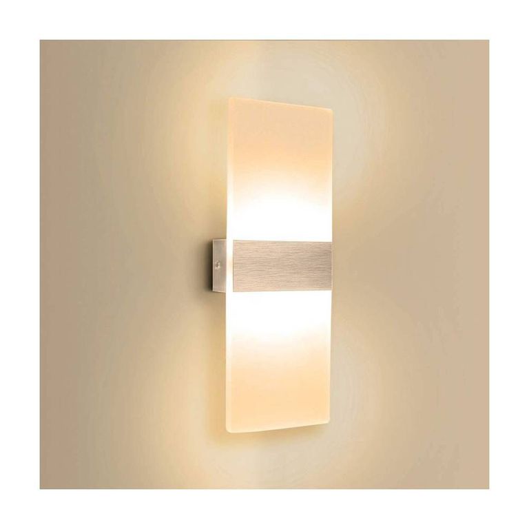 Home-neat luz lámpara de pared interior 6w moderna blanco cálido
