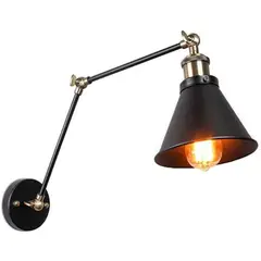 HOME NEAT - Lámparas de pared con oscilación ajustable brazo E27 Aplique de Pared