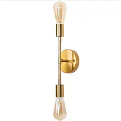 PUREPOWER - Led lámpara De techo Vintage Sala Pasillo Dorado