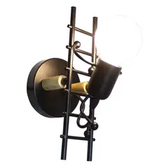 HOME NEAT - Lámpara de pared interior de luz de pared creativa humanoide hierro