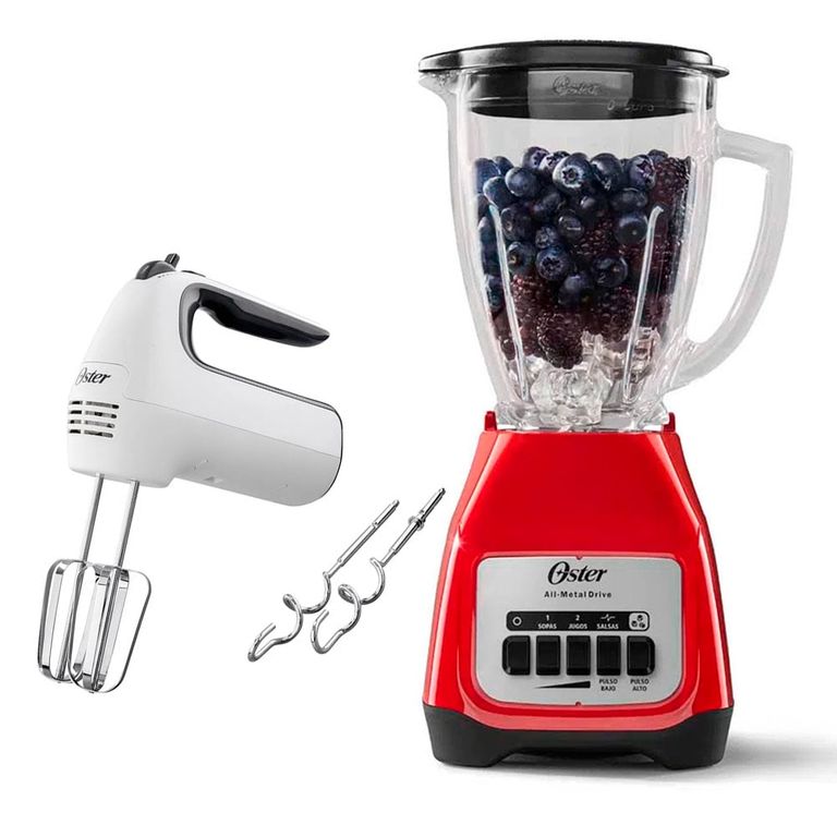 Combo Licuadora BLSTKAGRPB + Batidora de Mano FPSTHM3532