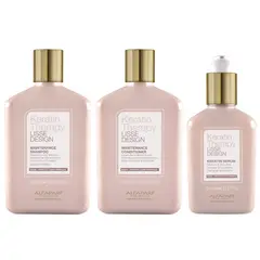 ALFAPARF MILANO - Shampoo Post Alisado + Acondicionador + Sérum Alfaparf Keratin Therapy