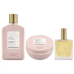 ALFAPARF MILANO - Shampoo Post Alisado + Mascarilla + Aceite Alfaparf Keratin Therapy