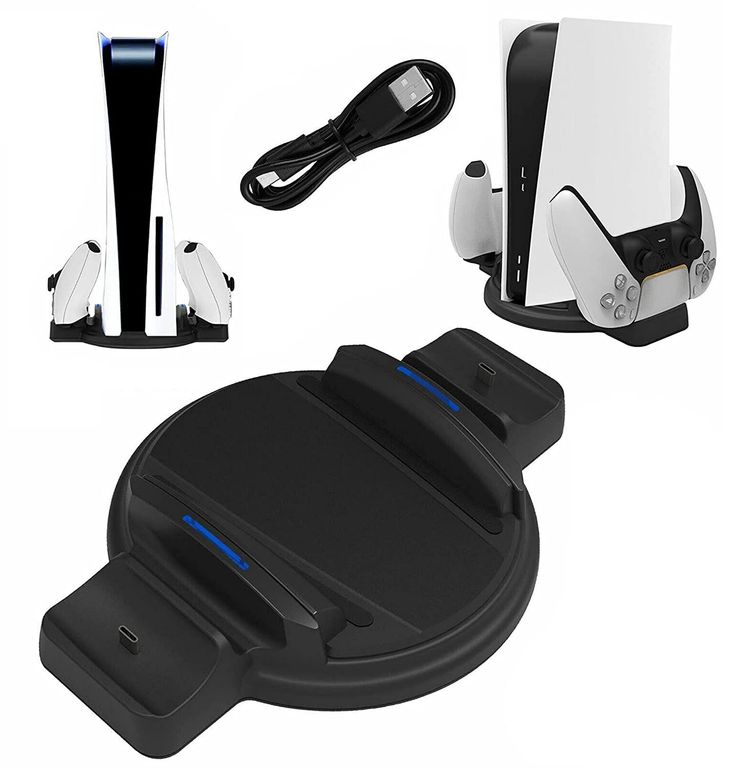 Base para Consola y Cargador para Mandos PS5 Playstation® 5