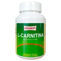 GENERICO - L-Carnitina en cápsulas 90u x 500mg - Oriundos
