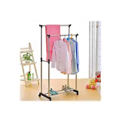 GENERICO - Colgador de Ropa - Estante organizador - tendedero exhibidor con rueda