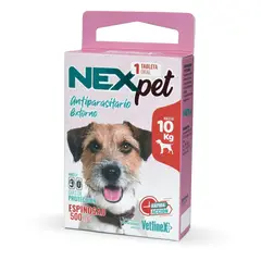 VETLINEX - ANTIPULGAS NEXPET 10 KG X 1 TABLETA
