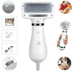 GENERICO - Secadora peine profesional 2 en 1 para mascotas