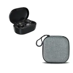 LENOVO - XT91 Auriculares TWS y Toumi Bolsa de almacenamiento-Negro