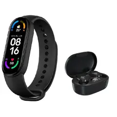 LENOVO - XT91 Auriculares TWS y Toumi Band 6 PRO Pulsera - Negro