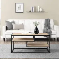 VENTITAS HOME - Mesa de Centro Industrial Corinne Nácar