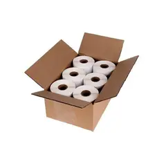 JPSYSTEMS - Caja de 100 rollos 160 etiquetas adhesiva térmico 50x50mm