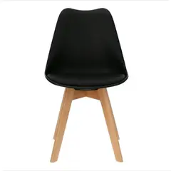VENTITAS HOME - Silla Nórdica Larizza Negra