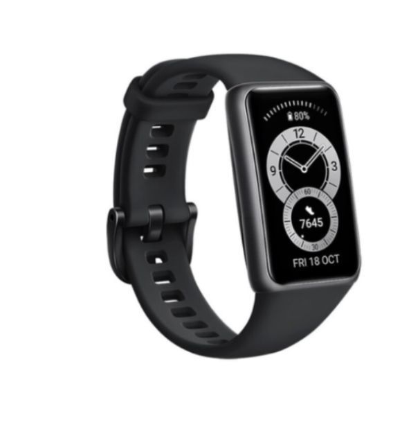 Band 6 Reloj Pulsera inteligente Brazalete Bluetooth-Negro