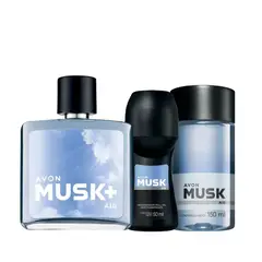 AVON - Musk Air Perfume de Hombre con Deo y Refresh