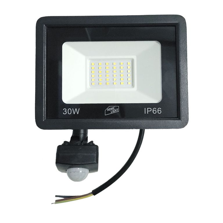 Reflector led con sensor de movimineto 30W Luz Dia