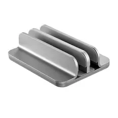 GENERICO - MONTECH - Soporte Vertical Doble de Aluminio para Laptop Tablet