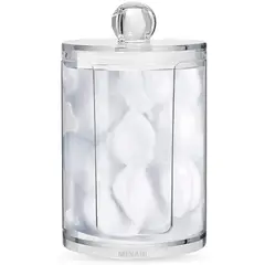 MINARI - Organizador Acrílico Dispensador de Algodón Maquillaje A160