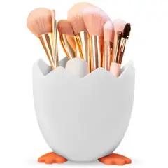 MINARI - Organizador de Maquillaje Cosméticos Porta Brochas Huevito H20