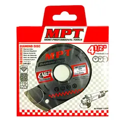 GENERICO - DISCO DIAMANTADO CONTINUO PARA CONCRETO PROFESIONAL 115MM MPT TOOLS
