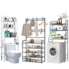 GENERICO - Organizador lavanderia estante de baño zapatera