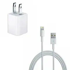 GENERICO - Cargador Para iPhone 5W Cable - Blanco