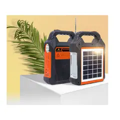 SEISA - Kit multifuncional YX-168BT Parlante Panel Solar Linterna Portátil