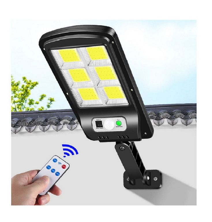 Reflector Linterna recargable Con Panel Solar Exterior KQ-D01