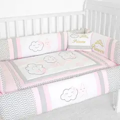 BABY MERINOS - Set de Cuna y 4 protectores 130x70cm - La pequeña nube