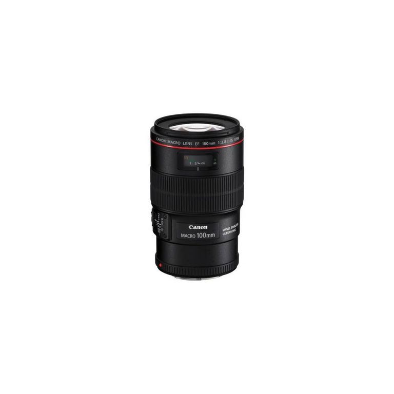 EF 100mm f28L Macro IS USM Lente - Negro
