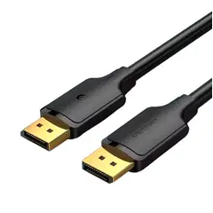 VENTION - Cable Pvc Displayport 1.2 Audio + Video GAMER Pc (1m) 4K 60hz