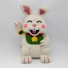 PANDA LANUDO - Conejo de la Suerte 17cm - Escultura Adorno