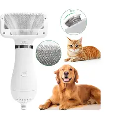 GENERICO - Cepillo Secador Para Mascota 2 En 1 Peine Para Perro y Gato