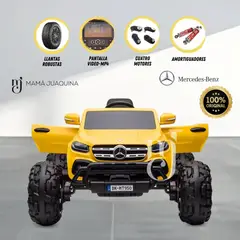 MERCEDES BENZ - CARRO A BATERÍA X CLASS «MONSTER» Yellow