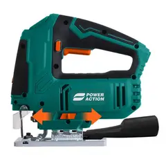 POWER ACTION - SIERRA CALADORA 850W CORTADORA DE METAL Y MADERALUZ LASER POWER ACTIO