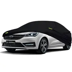 TECGO - PROTECTOR CUBIERTA COBERTOR TIPO CHERY NEW ARRIZO 5 NEGRO