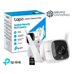 TP LINK - Cámara de Vigilancia Wi-Fi Exterior Tapo C310 3MP + SD 64GB