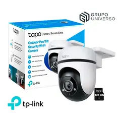 TP LINK - Cámara de Vigilancia Wi-Fi Externa Tapo C500 360° 1080P + SD 128GB