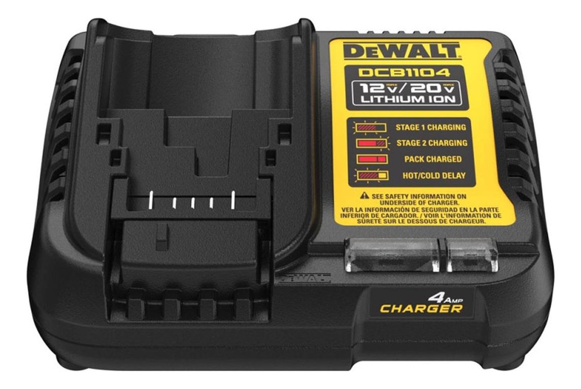 Cargador De Batería Ion De Litio 12v / 20v Dcb1104-b2